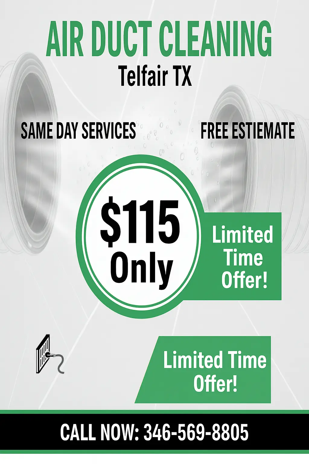 Air Duct Vent Cleaning Telfair TX Coupon